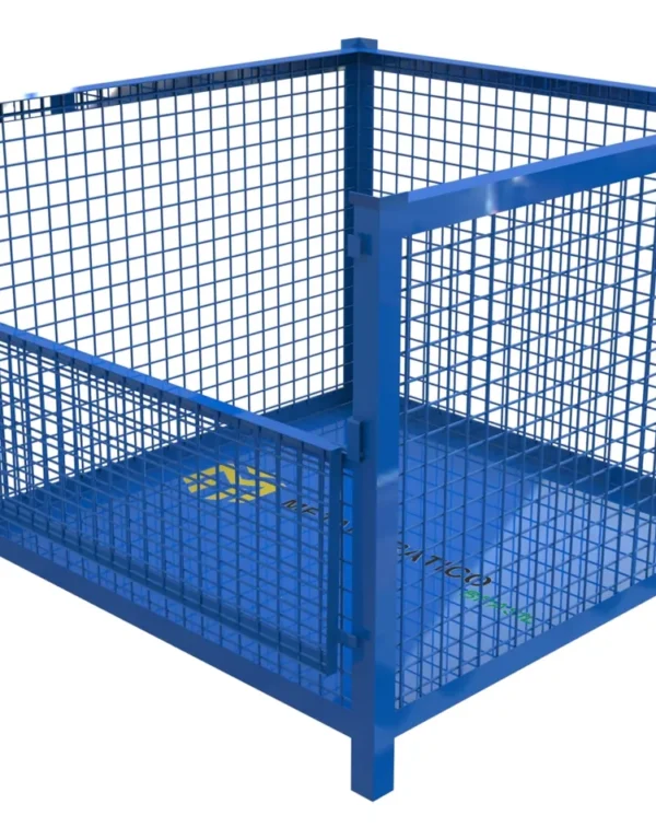 GAIOLA ARAMADA 1,20 X 1,20 X 1,00 EMPILHAVEL FIXA