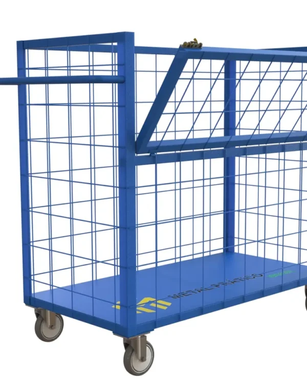 GAIOLA ARAMADA 1,20 X 0,60 COM RODIZIO